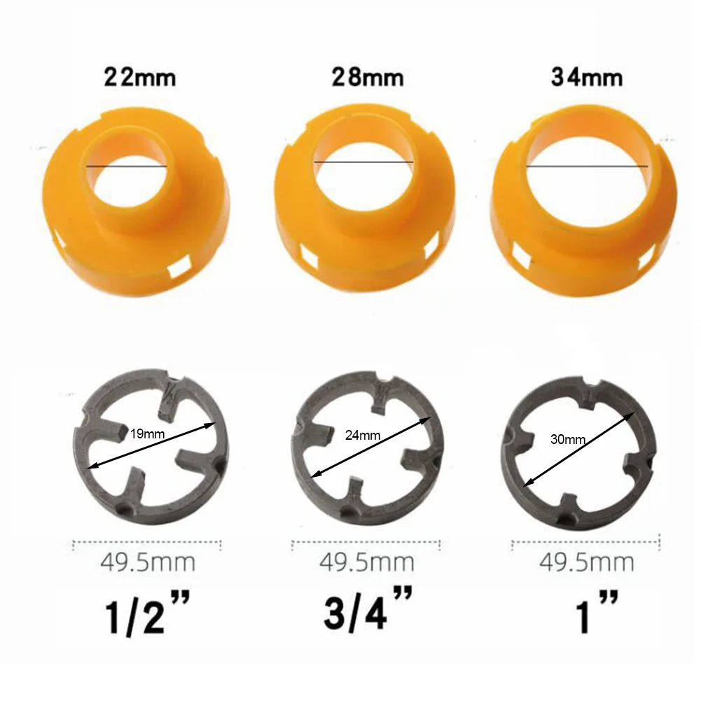 1 Set PVC-Rohreinfädler-Set mit / 2 Zoll 3/4 Zoll Matrizen Rohreinfädler Rohr runde Matrize für PVC-Kunststoffrohre