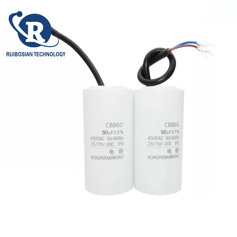 CBB60 crane electric hoist starting capacitor 20/30/35/40/45/50/60/70/80/90/100/120UF 450V operating capacitor