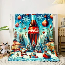 Coca Cola blanket. Four seasons blanket.for sofa, beds, living room, travel picnic blanket gifts