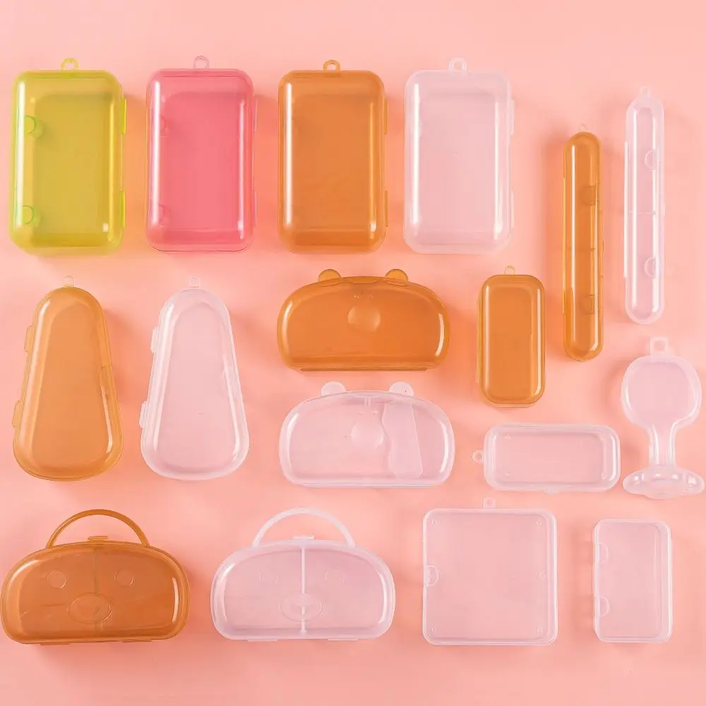 

Hot Square Storage Box Durable Plastic Small Items Case Safe Dustproof Convenient Fishing Tools Accessories Power Tools Holder