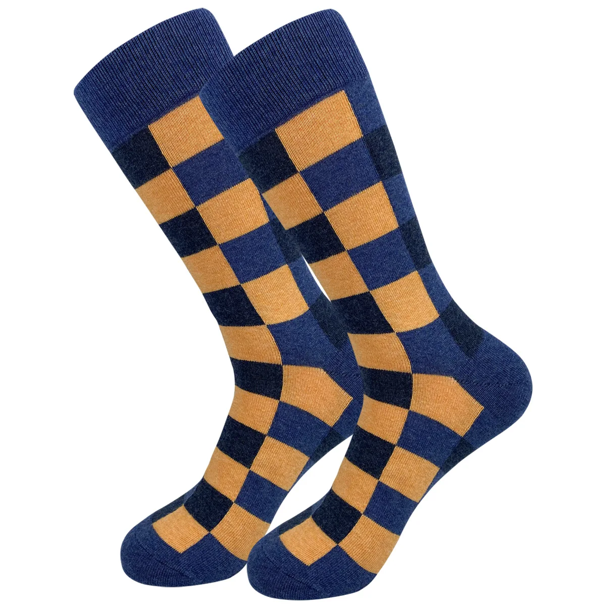 

New XXL 42-48 Men Long Socks High Quality Athletic Crew Dress Boot Hiking plus-size Striped Pure Black Business Cotton B8W309E