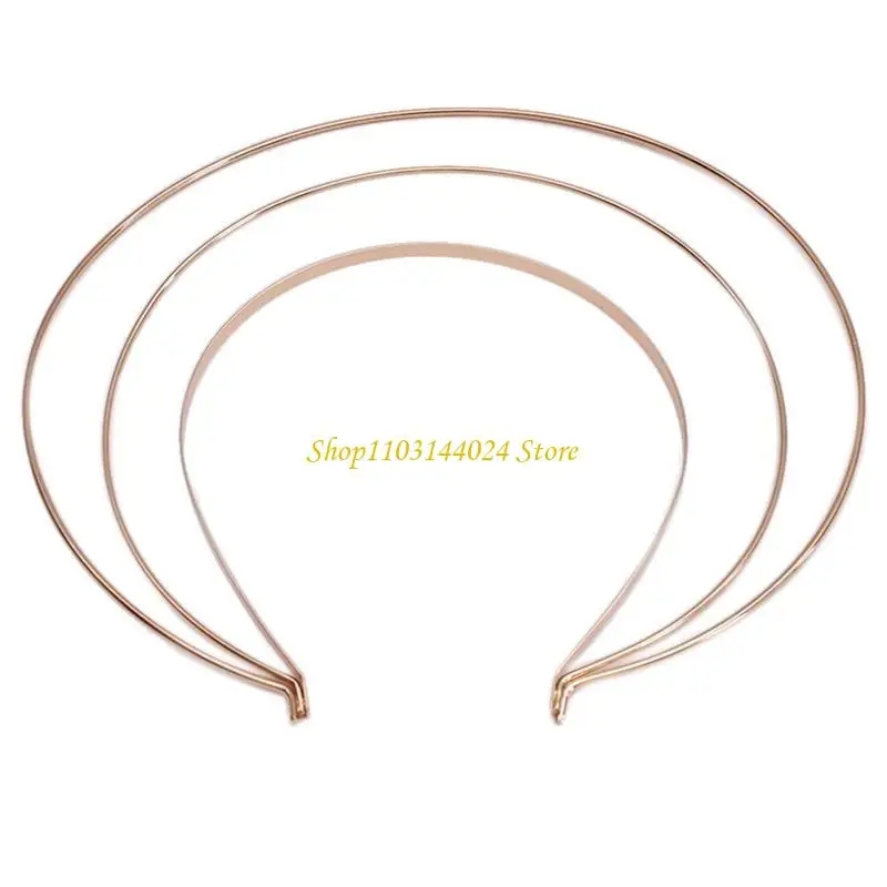 

N5KE Three-line Bride Crown Headdress DIY for Head Hair Bands Base Jewelry Components
