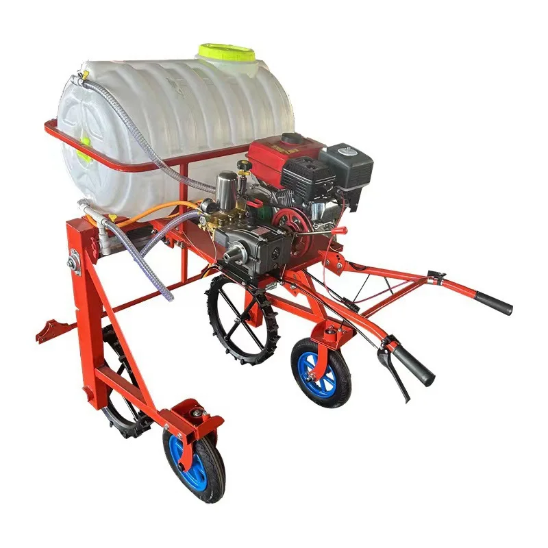 Walk-Behind -Powered Sprayer Self-Propelled Agricultural Spraying Machine for Crops and Greenhouses