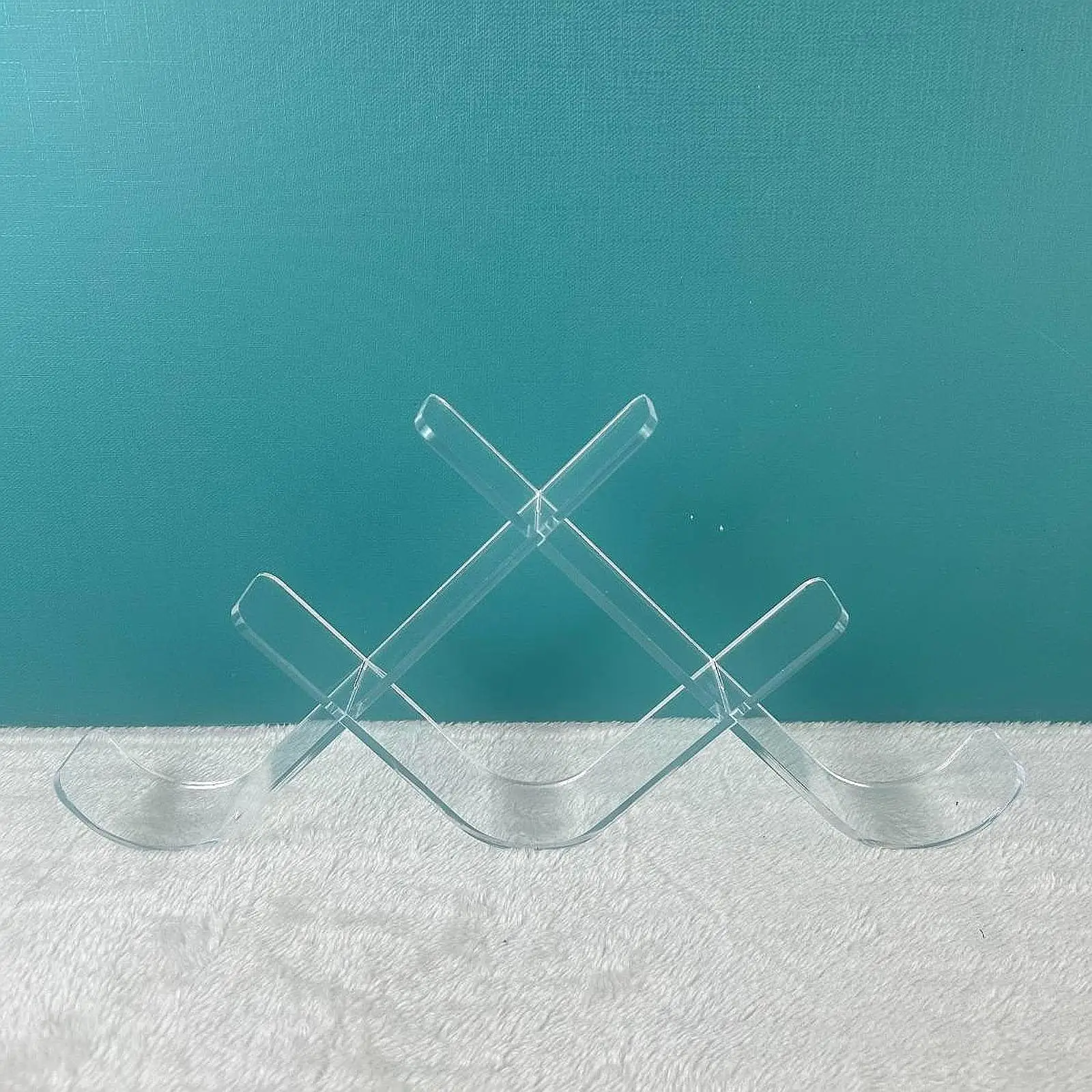 Hockey Puck Stand Sturdy Clear Hockey Puck Display Rack for Golf Tennis Puck