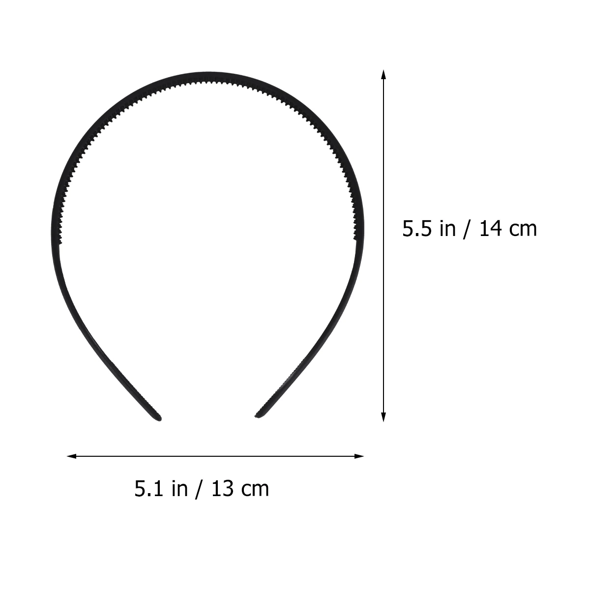 

6 Pcs Non-slip Toothed Hair Hoop Headband Women Bands Simple Hair Accessories Girls Photo Prop Holiday Gift Lightweight