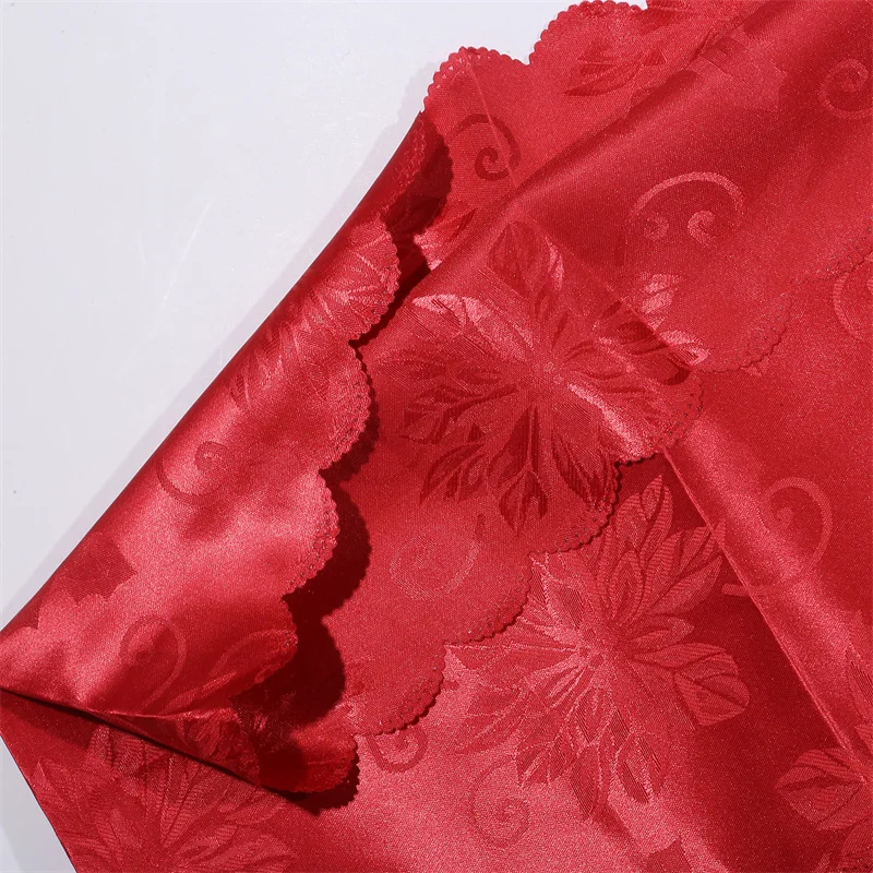 Satin Jacquard weave Table Runners Table Decoration For Hotel Restaurant Wedding Party Christmas Home Textile Decor Table Runner