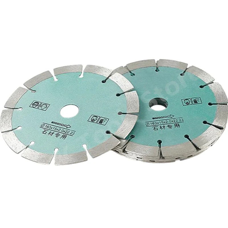 1PC/2PCS 163mm 6Inch Dry Diamond Cutting Blade Grooving Saw Blade Tools Stone Granite Concrete Wall Cutting Disc Slotting Pad