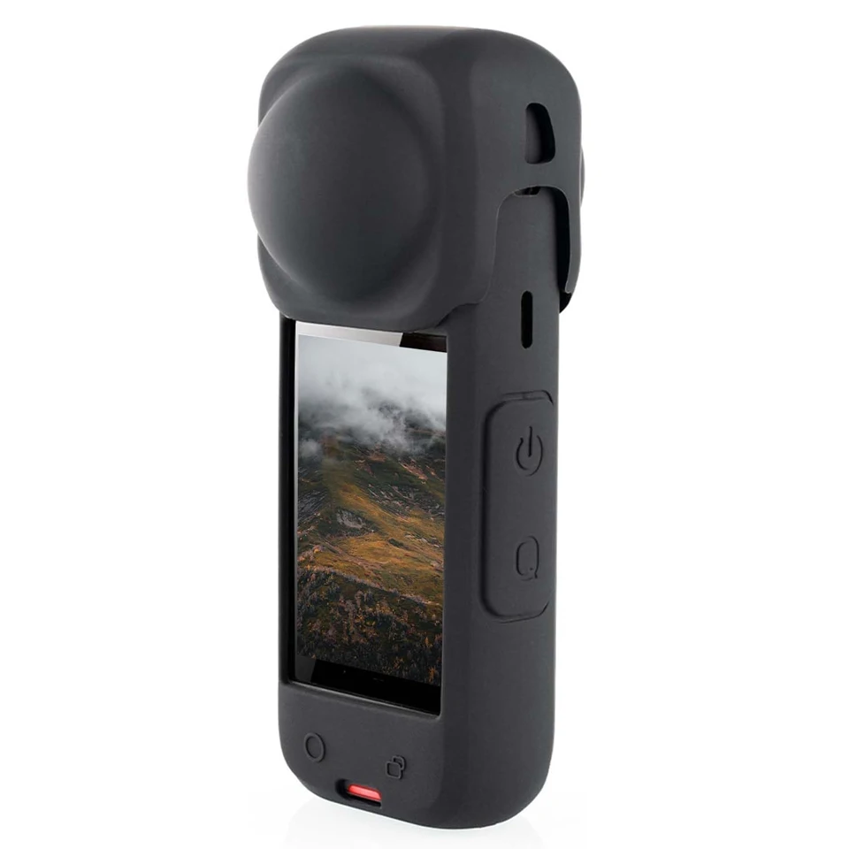 Lens Cap for Insta360 X5 X4 Silicone Protective Case Anti-Scratch Protector Cover for Insta360 x4/x5 Action Camera Accessories