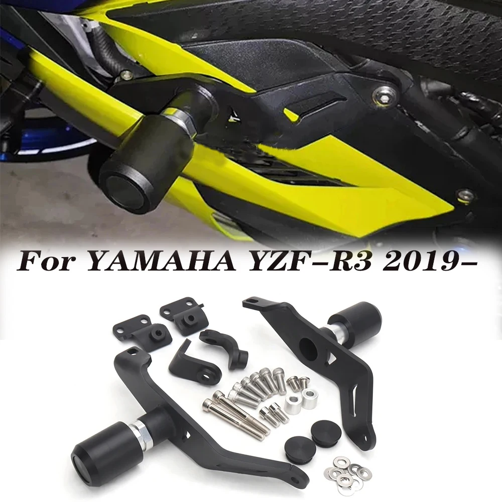 

Motorcycle Falling Protection Frame Slider Fairing Guard Anti Crash Pad Protector For R3 YZF-R3 YZFR3 YZF R3 2019-