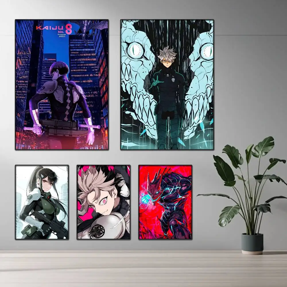 

Anime K-Kaiju No 8 Poster HD Quality Wall Art Retro Posters For Home Room Wall Decor Self Adhesive