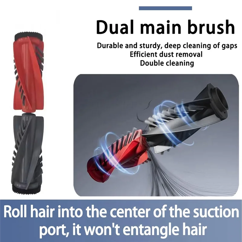 22 шт., вакуумная щетка, фильтр, мешок для пыли и комплект ткани для швабры для Roborock Saros 10R/G20S Ultra, запасные части для пылесоса-CLIM