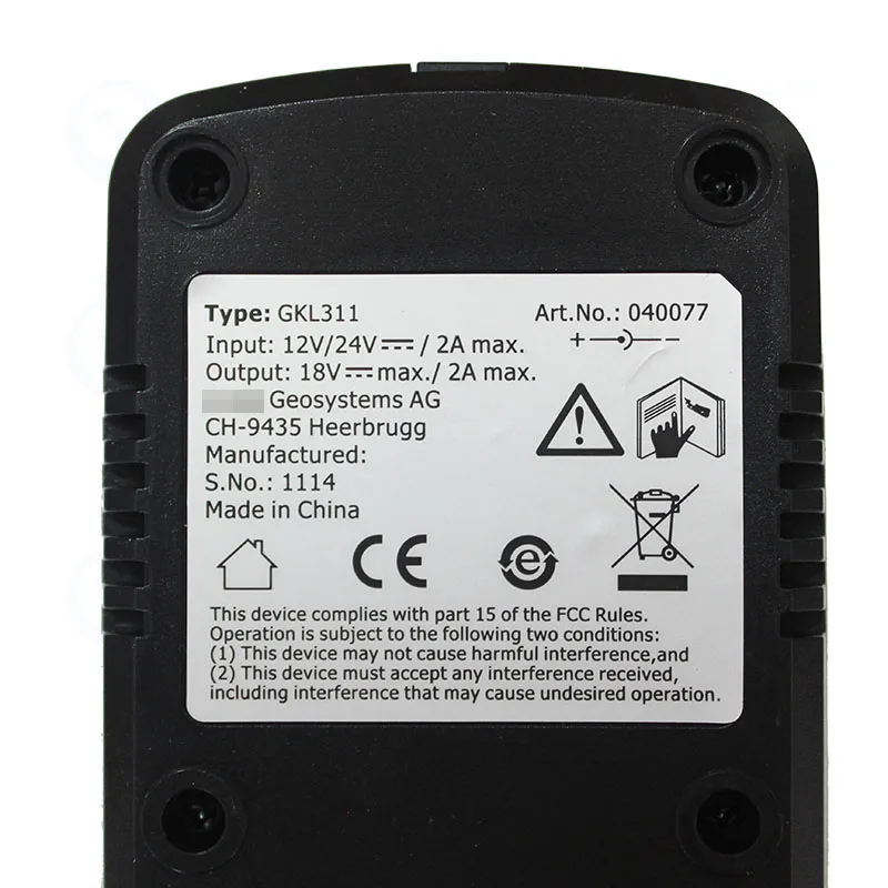 Imagem -05 - Carregador Rápido do Adaptador do Poder para a Bateria de Lítio Gkl311 Modelo Geb242 241 211 212 222 pc