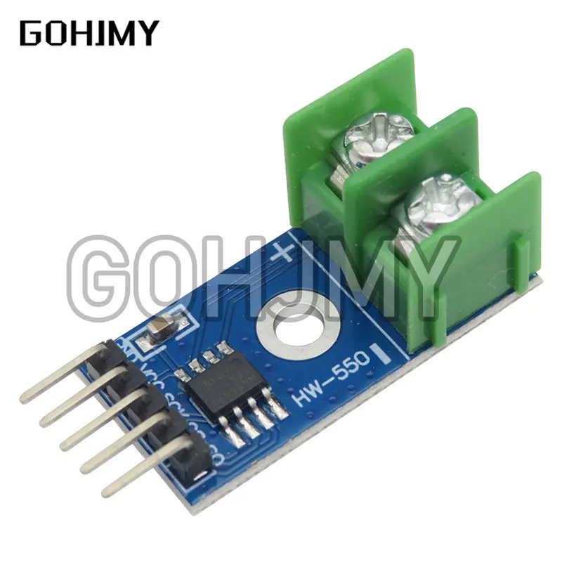 وحدة MAX6675 + وحدة استشعار درجة الحرارة الحرارية من النوع K لاردوينو