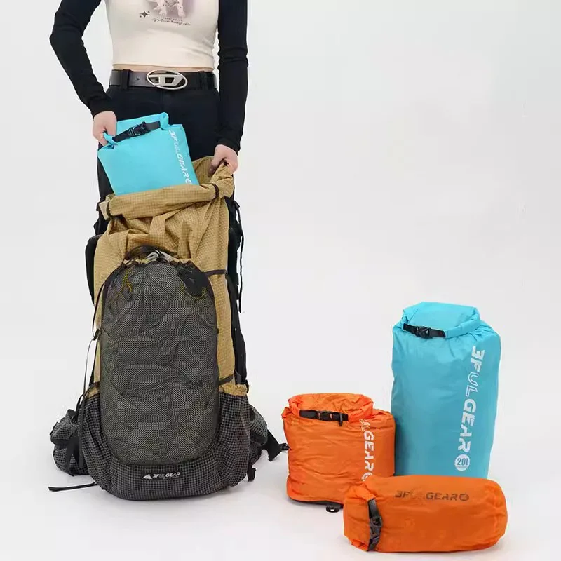 3F UL GEAR Waterproof Dry Bag with Air Valve 12L 24L 36L Portable Exhaust Storage Bag for Drifting Swimming Camping outdoor - view 5