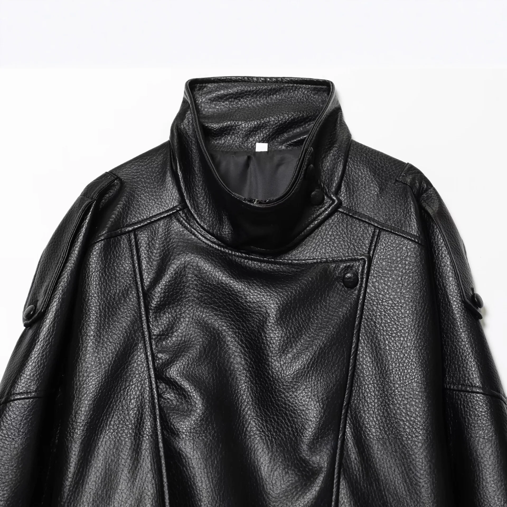 코트 여성 인조 가죽 재킷 턴다운 칼라 PU 코트 작업 - Leather Work Jacket Women'S 리뷰 및 가격
