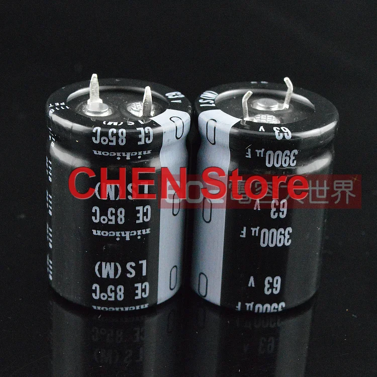 

4pcs new NICHICON LS 63V3900UF 25x35mm electrolytic capacitor 3900uF/63v 85 degrees ls 3900uf 63v replace 63v3300uf