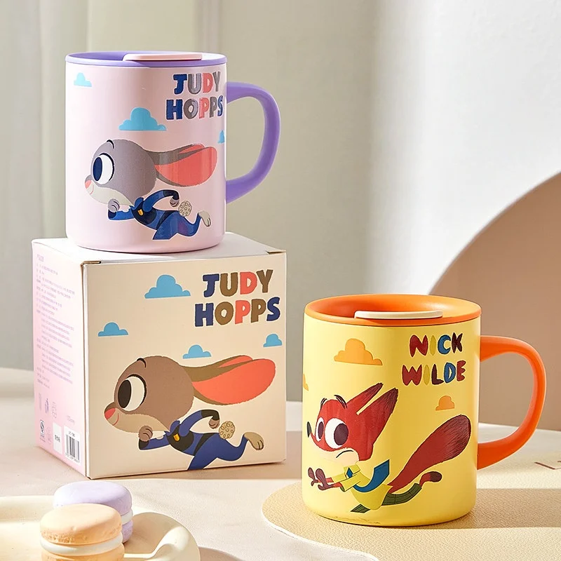 Zootopia Bedekt Geïsoleerde Mokken Kinderdrinkbekers Huishoudelijke Roestvrijstalen Melkbekers Met Weegschalen Direct Drinken Geschenken