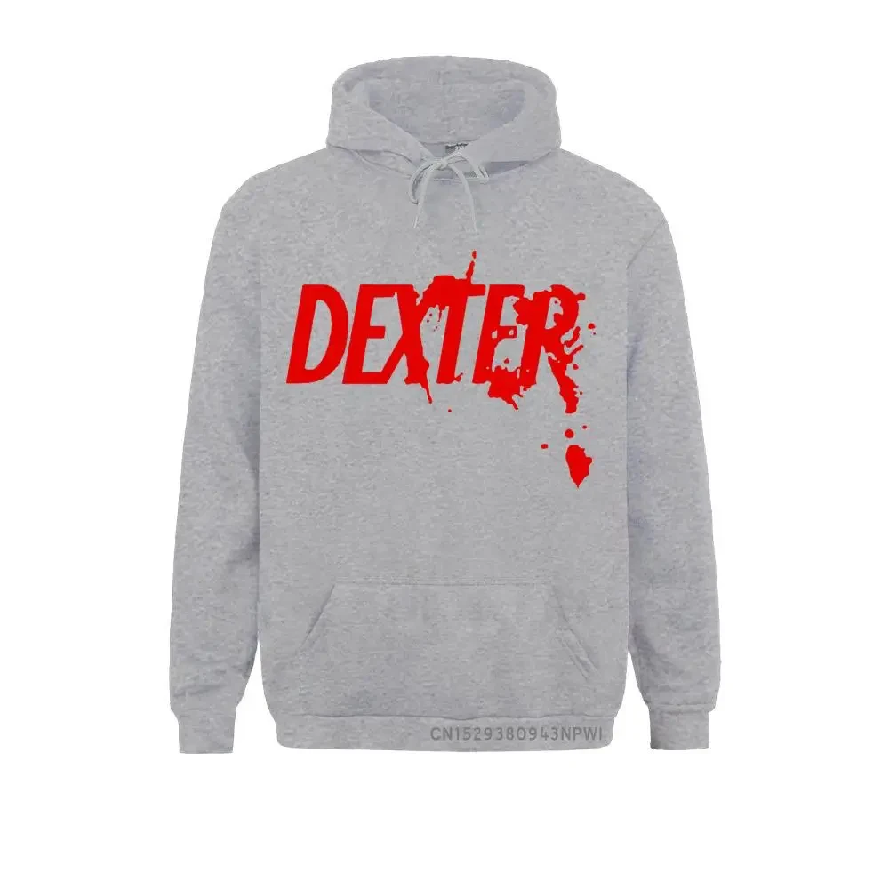 New Mens Fashion Winter Costume Printed Long Sleeve Hoodie DEXTER Sweatshirts Top Coats