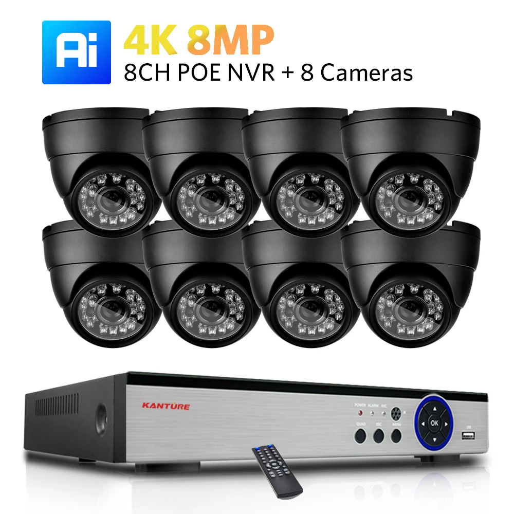Variant: 8CH NVR x 8PCS 4K