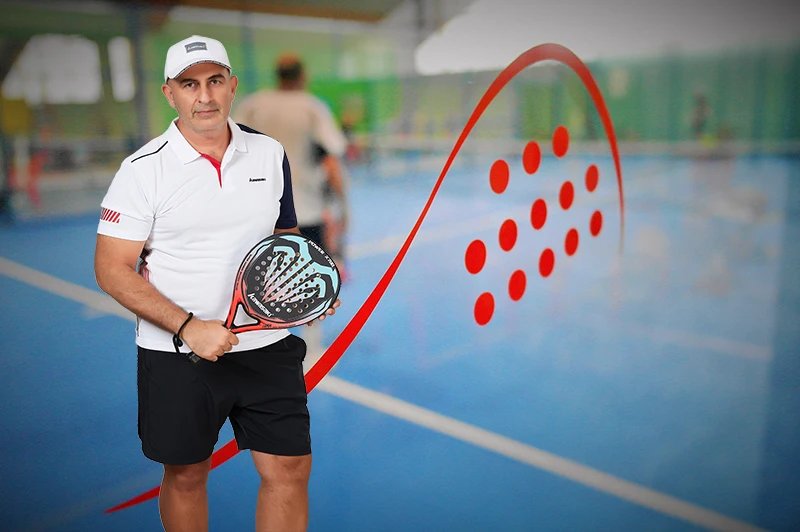 Kawasaki 2022 Padel Raket Dayung Tenis Wajah EVA Lembut Serat Karbon Tenis dengan Penutup Tas Padle Raket Dayung Tenis Pantai