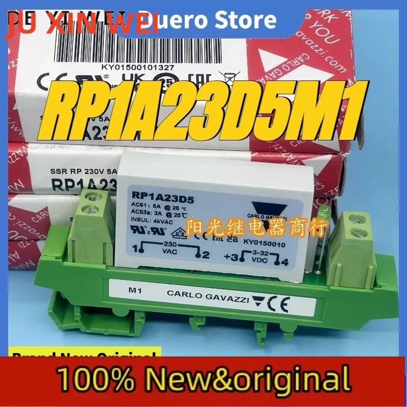 （Brand New Original）1pcs/lot 100% original genuine relay:RP1A23D5M1 Solid state relay complete set with base