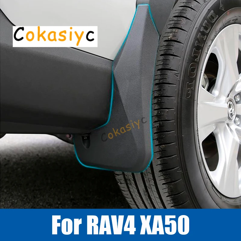 Full Cover Mud Guards For Toyota RAV4 2019 2020 2021 2022 2023 XA50 XA 50 MudGuards Mud Flap Front Rear Mudflaps Splash Guards