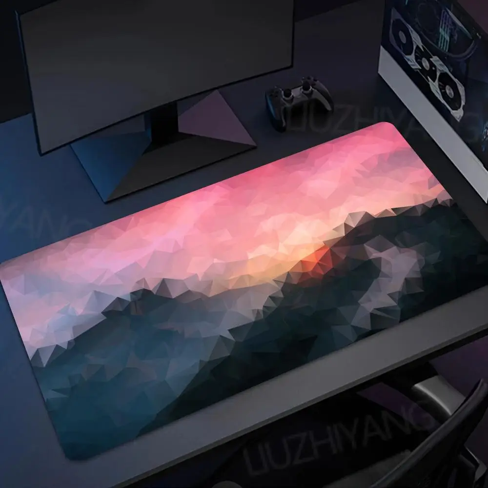 

Geometric abstraction Mouse Pad XXL Large Desktop Keyboard Table Pads Game Rubber Anti-slip Desk Mat HD Computer Long Mousepad