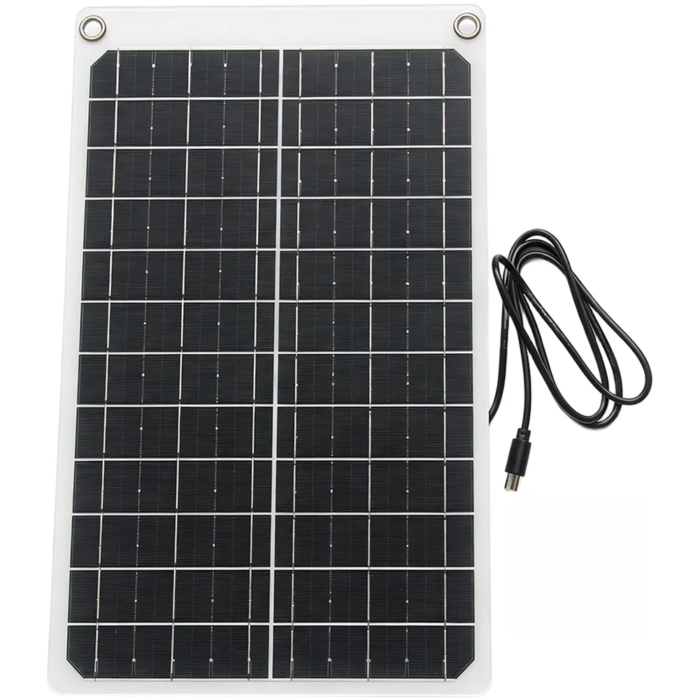 15W 12V Solar Panel for Outdoor Lighting Water Pump and 12V DC System Operation with Monocrystalline Silicon Cells and 1m Cable