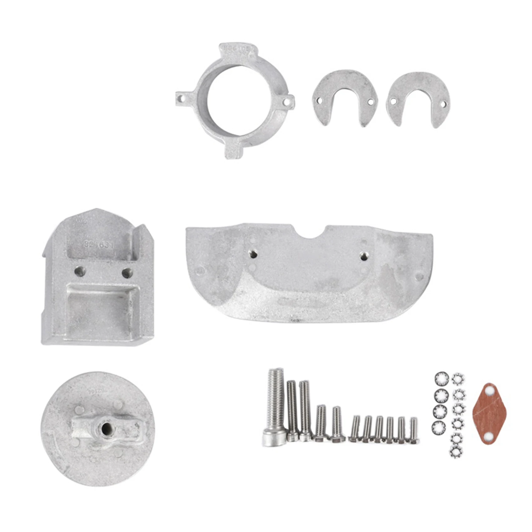 Super Sale Outboard Engine Anode Aluminum Alloy Kit for Mercury Alpha One Gen 888756Q03 888756Q01 Outboard Engine Protection Ano