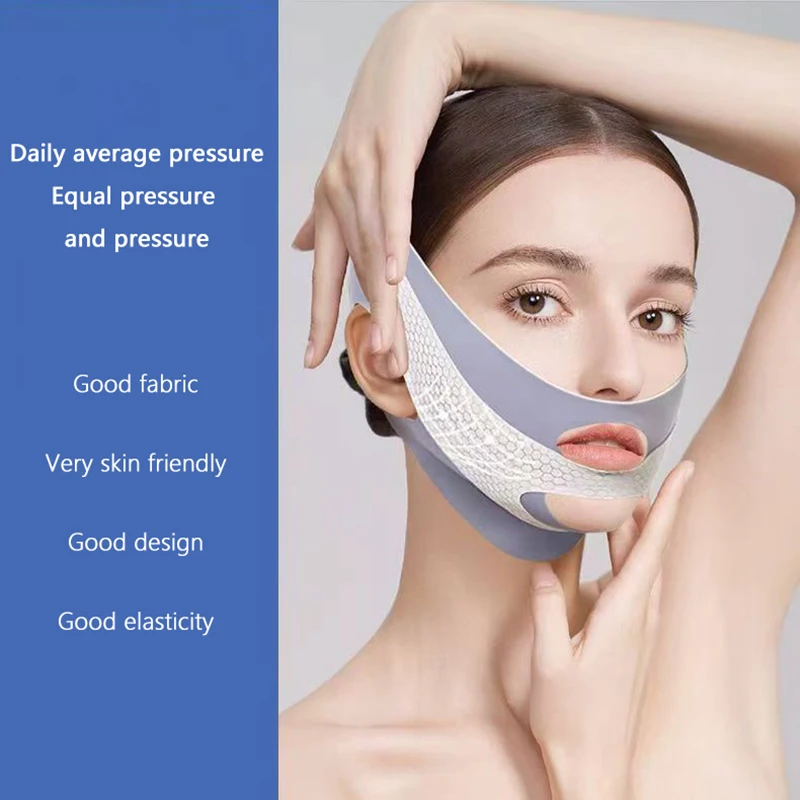 

Face-Lift With Sleep Face V Shape Facial Slimming Bandage Relaxation Shape Lift Reduce Double Chin Face Thinning Band Massage