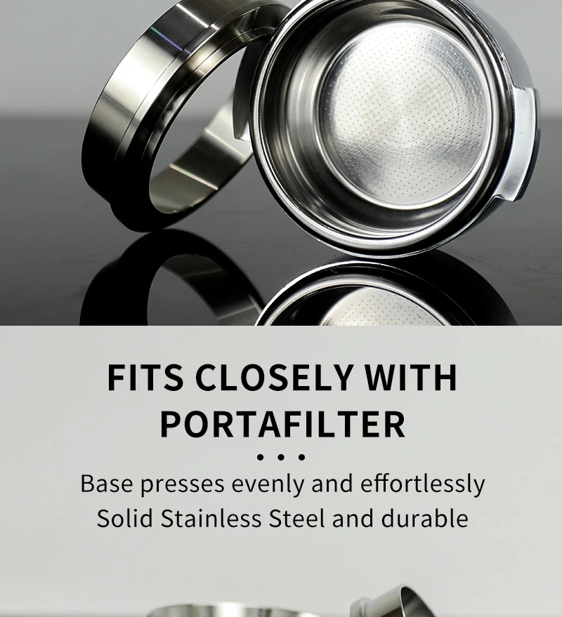 57 MM 57,5 MM Kaffee Dosierung Ring 304 Edelstahl Für Lelit Trichter Siebträger Kaffee Zubehör Espresso Barista Werkzeuge – Detail 7