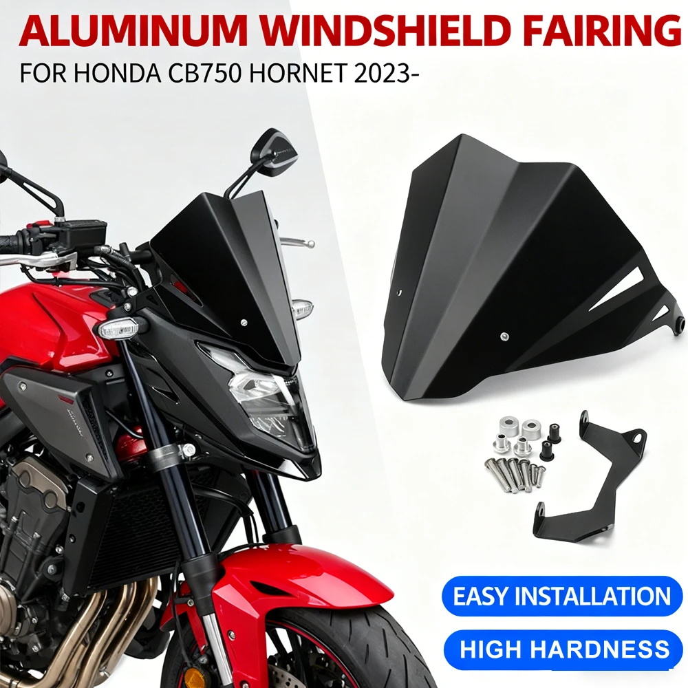 

For HONDA CB750 Hornet CB 750 HORNET 2023 2024 2025 Sports Windscreen Front Windshield Visor Deflector Motorcycle Accessories