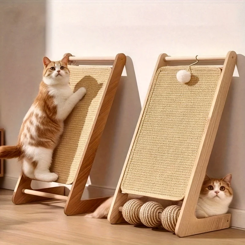 1 Stück robustes Sisal-Katzenkratzbrett – unordnungsloses, sofasicheres Design für Übungen und Ausruhen – das perfekte Geschenk für Ihre Katze