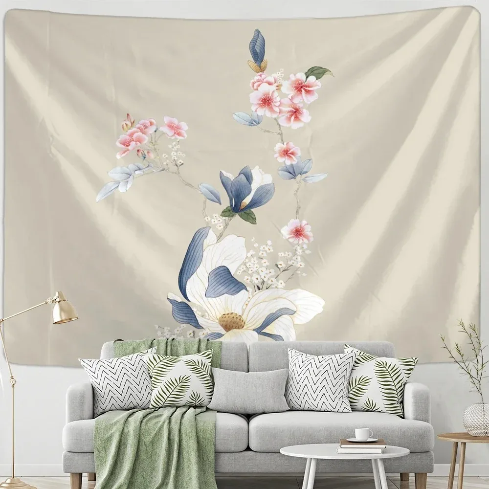 Magnolia Fresh Tapestry Home Wall Decoration Tapestry Office Living Room Tapestry