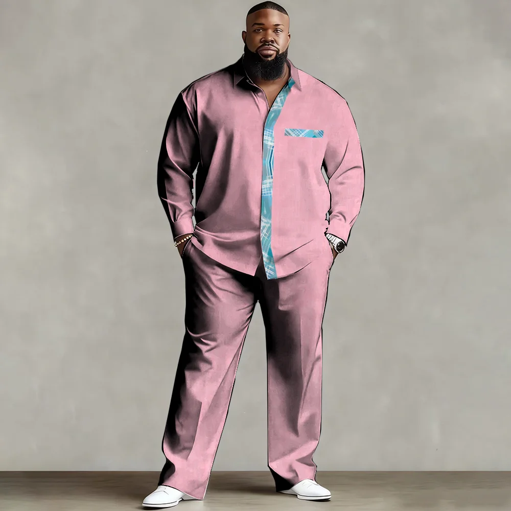 

Комплект мужской рубашки больших размеров S-9xl: этническая подвеска — дышащая ткань, мягкая винтажная этническая графика, устойчивая к морщинам,