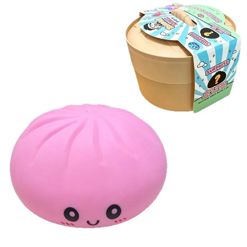 16cm Extra Large Big Dumplings Squeeze Glitter with Steamer Steamed Bun Squeeze Pinch Le Slow Resilience Soft Squeeze