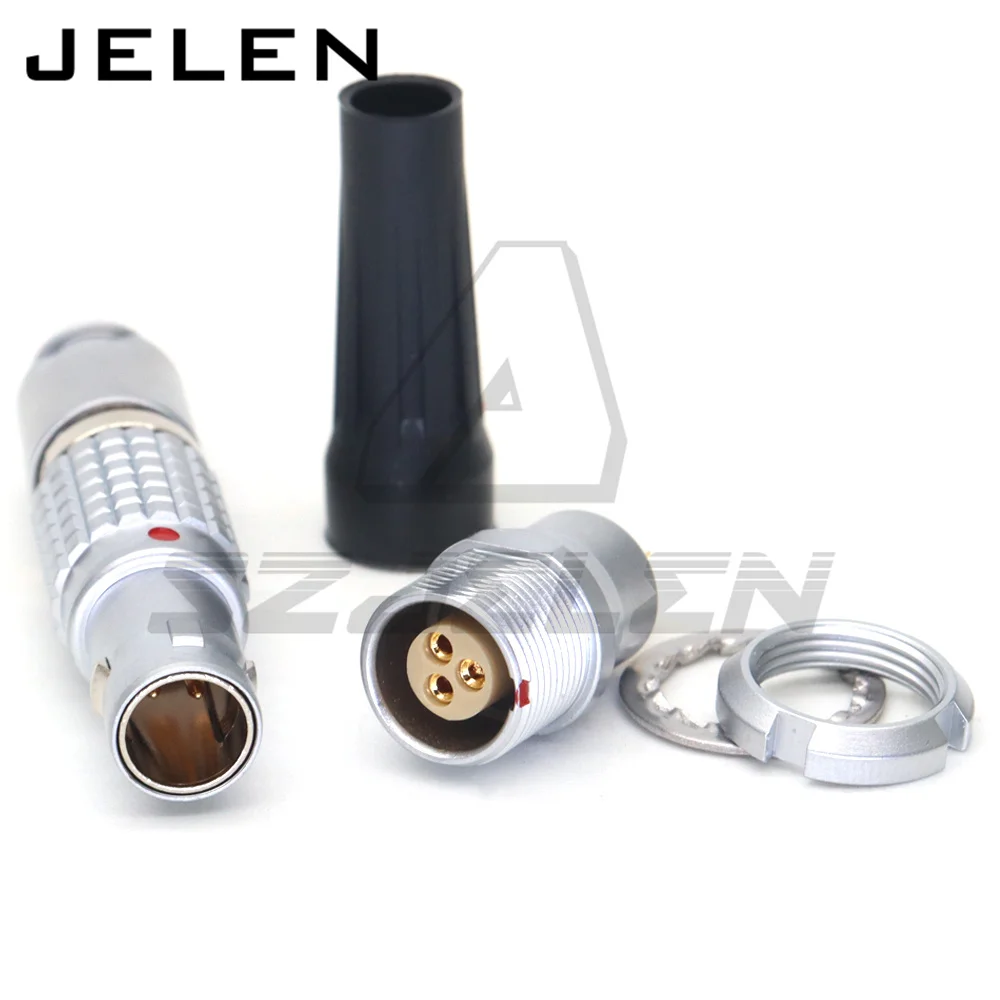FGG ECG EGG EEG 0B 303 3pin Plug and Socket power Panel installation male and female connectors Camera stabilizer
