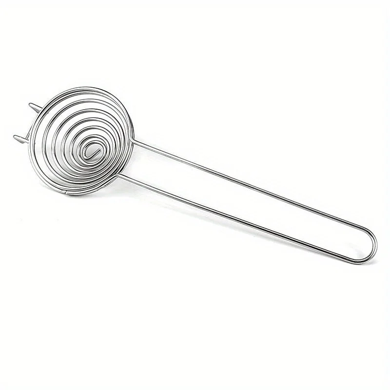 Spiral Stainless Steel Egg White Separator Portable Egg Yolk Remover Divider With Long Handle Kitchen Tool