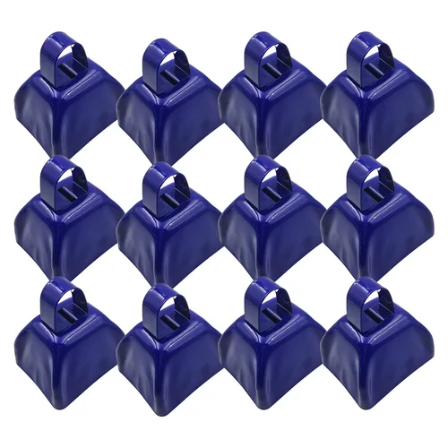 Campanas de vaca de Metal de 3 pulgadas, fabricantes de ruido, eventos deportivos, campanas de vaca pequeñas, Mini campanas de vaca, accesorios de Navidad DIY