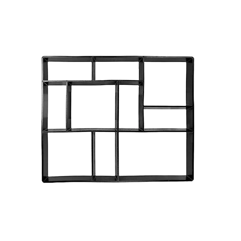

45*40Cm Plastic Path Making Mold Reusable Diy Garden Pave Brick Mould For Driveway Courtyard Walkway Cement Brick Mold Paving