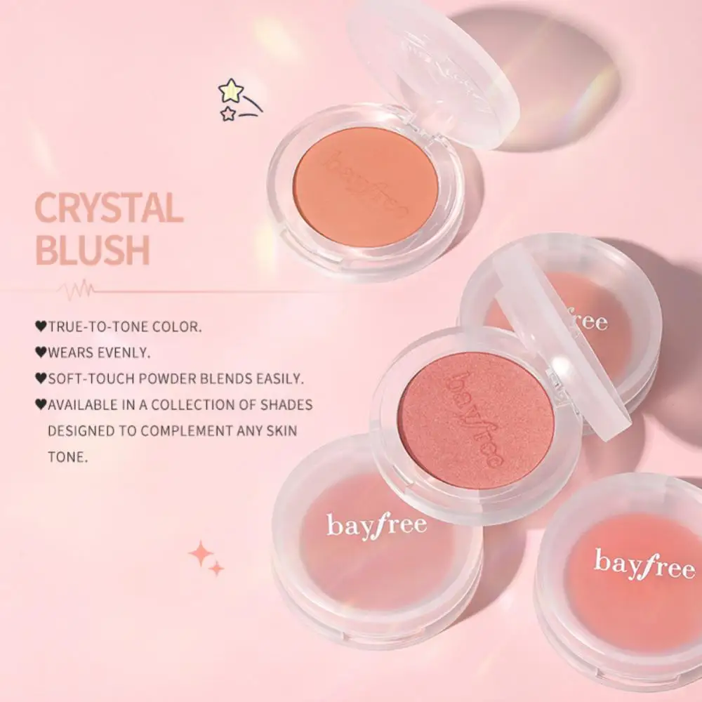 Brighten คอนซีลเลอร์ Long Lasting Face Mineral Pigment Cheek Powder Professional แต่งหน้า Matte Blush Blush Rouge Powder