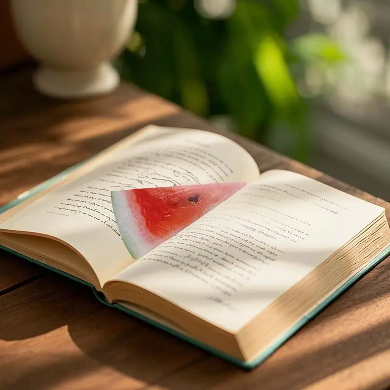 Fruit Bookmark Acrylic Bookmark With Fruit Design Decorative Reading Accessories For Book Lovers Women Men Students