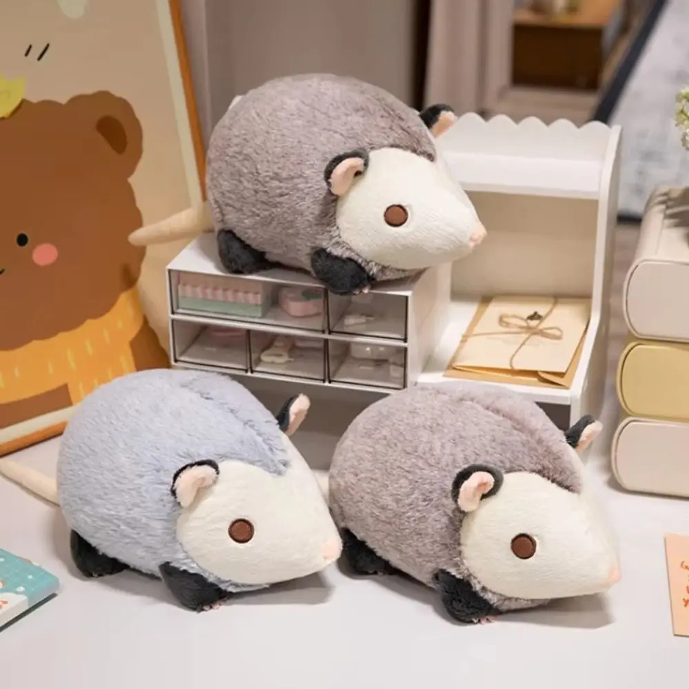 

PP Cotton Simulation Mouse Plushie Doll Soft Fluffy Real Life Rat Plush Toys Ins Interactive Realistic Mouse Stuffed Toy