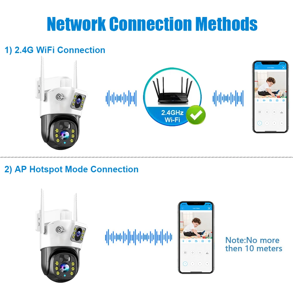 4MP/8MP kamera WiFi HD zewnętrzna bezprzewodowa kamera fotowoltaiczna IP wbudowana bateria wideo kamera monitorująca V380 Pro wodoodporna kamera