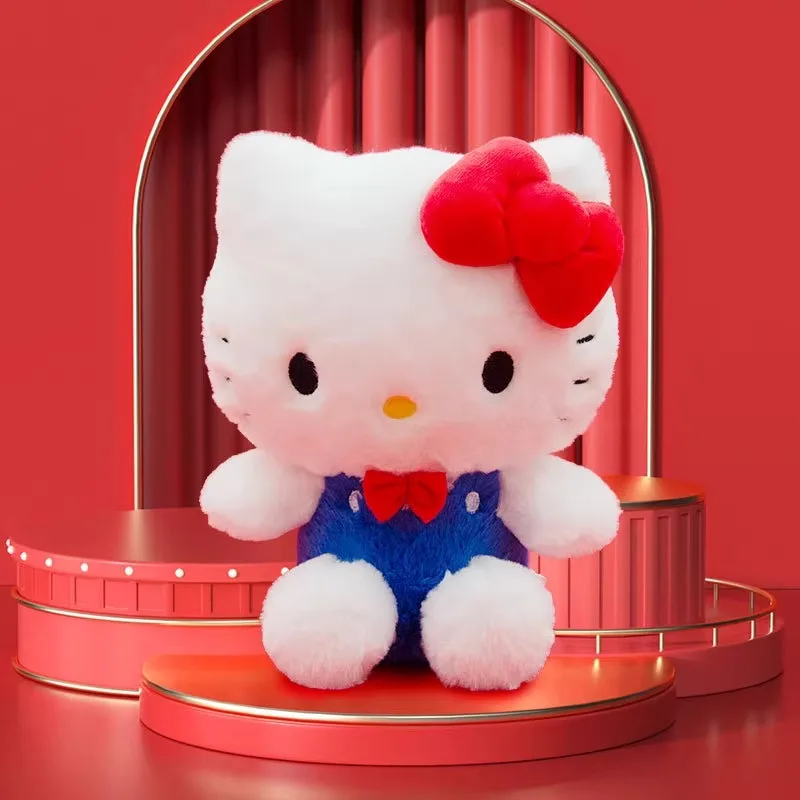 

Подлинная Sanrio 50-летие Hello Kitty, мягкие игрушки, подвеска, плюшевые игрушки, кукла, брелок, брелок в стиле аниме, подарок на день рождения, Рождество