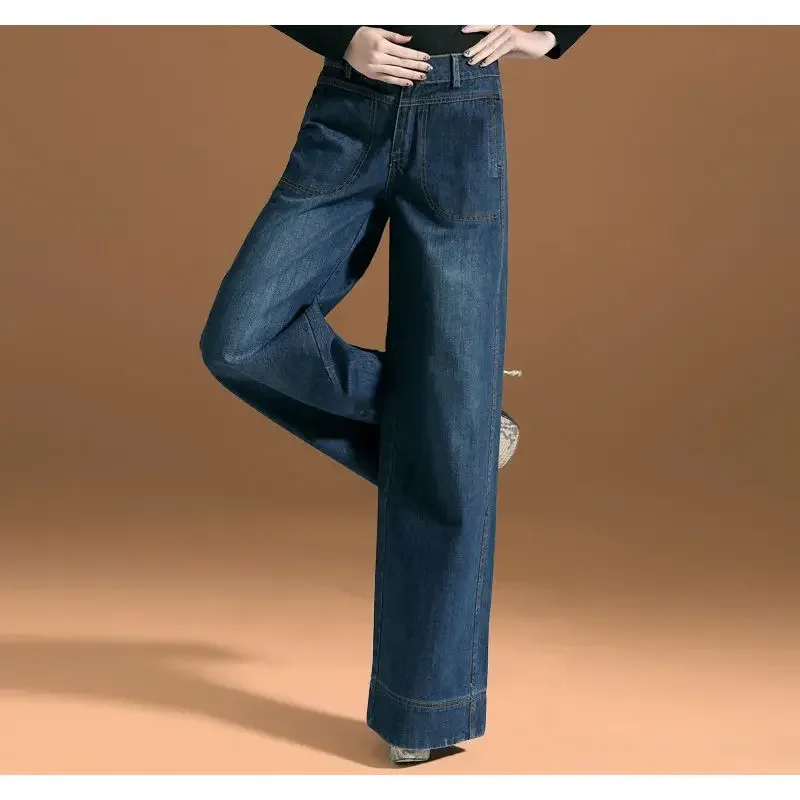 Baggy Jeans Mom High Waist Denim Large Femme Pants for Women Harajuku Fashion Vintage Clothing Women's Trousers Jean Oversize