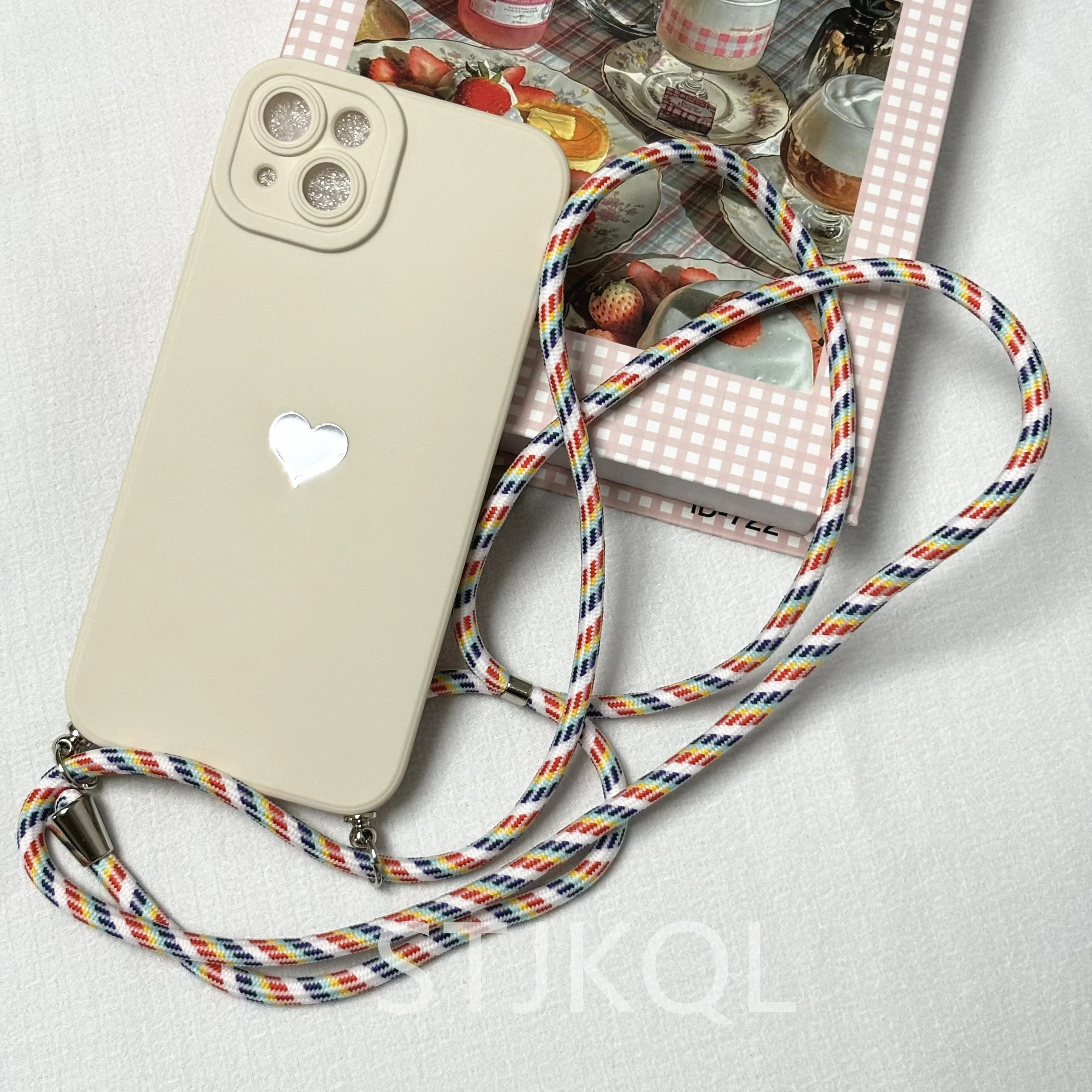 Crossbody Necklace Strap Lanyard Cord Phone Case For Samsung Galaxy A10 A20 A20e A30s A40 A50 A70 A31 A41 A81 A7 2018 A91 Cover