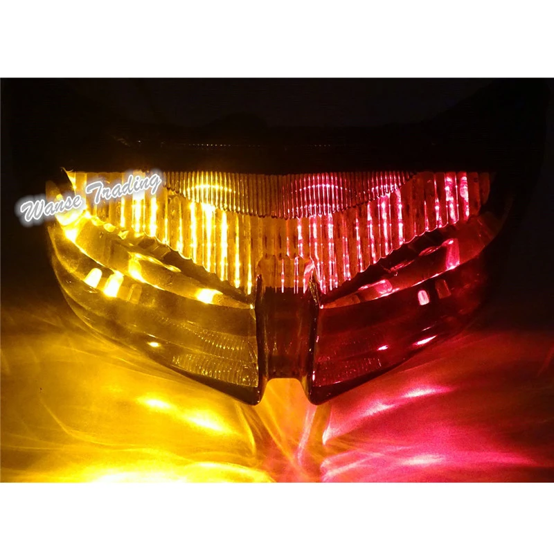waase For Yamaha Fazer FZ8 RN25 2010 2011 2012 2013 2014 2015 2016 Tail Light Brake Turn Signals Integrated LED Light