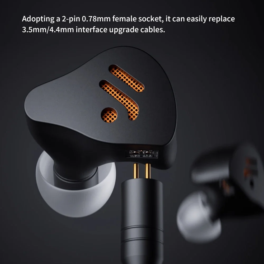 

Fosi Audio IM4 Open-Back IEM Earphones, in Ear Monitor Wired Earbuds, 10mm Single Dynamic Driver, IEMs for Audiophiles, Gaming a