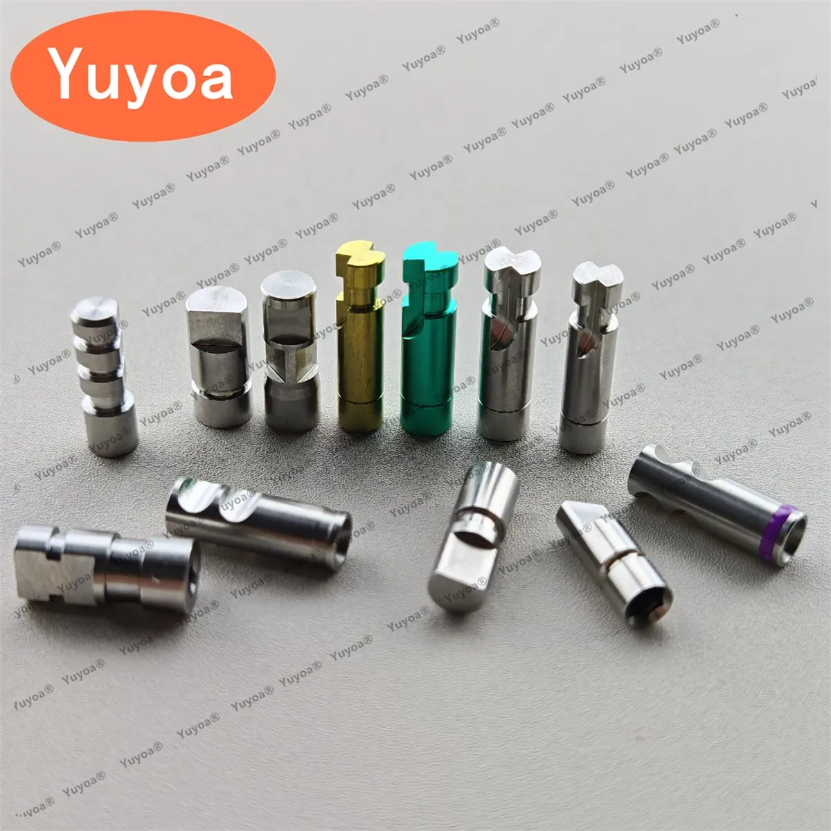 30pcs Dental Lab Implant Analog Plaster for Osstem Dentium Straumann ITI MIS Megagen DIO BB MIS Bego NEO SIC Adin